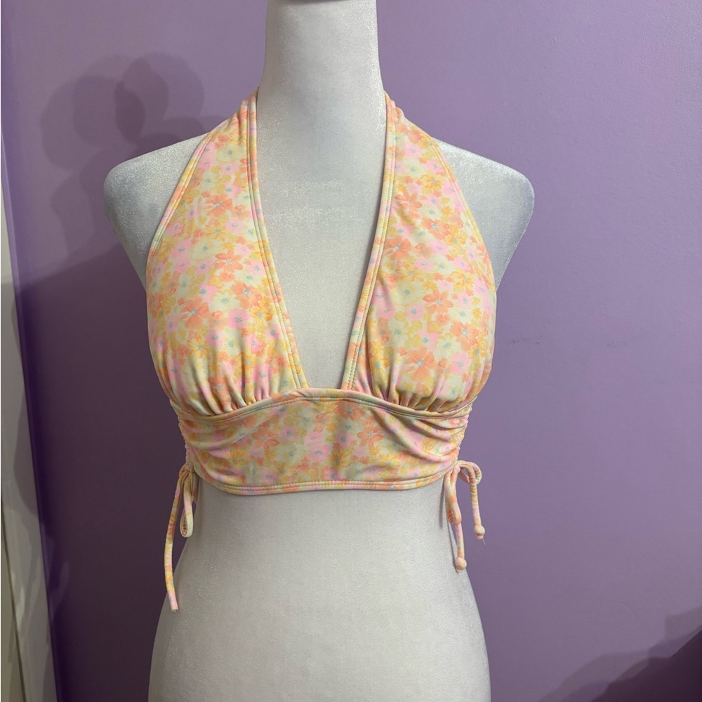 Wild Fable Floral Halter Bikini Top